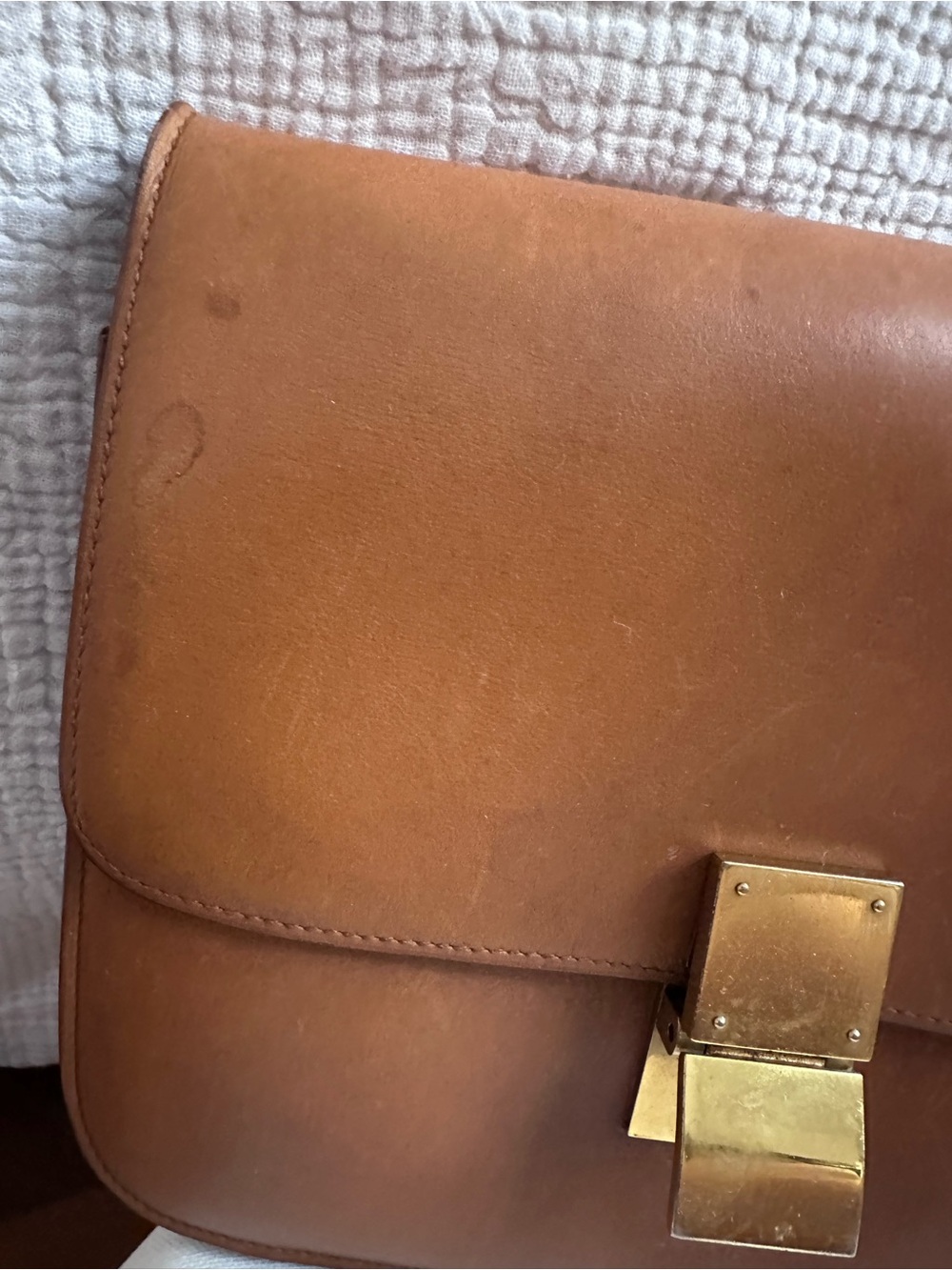 CELINE Phoebe Philo Classic Box Bag in Medium - Color Camel - Picture 14 of 17